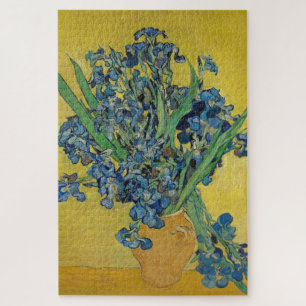 Van Gogh Irises Puzzle   Yellow green blue