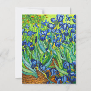 Van Gogh Irises RSVP Card