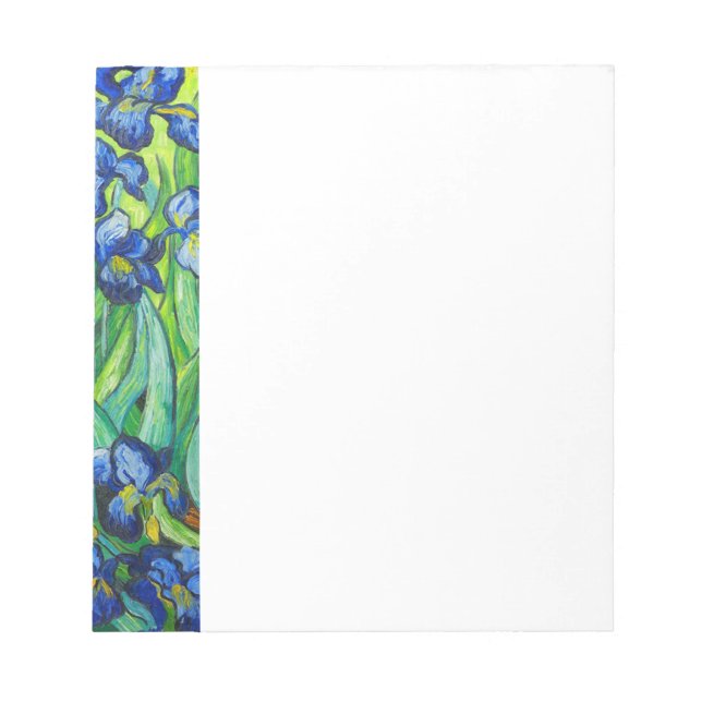 Van Gogh Irises Updated Notepad (Front)