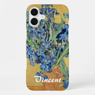 Van Gogh Irises Vase Blue Flower Bouquet Fine Art iPhone Case