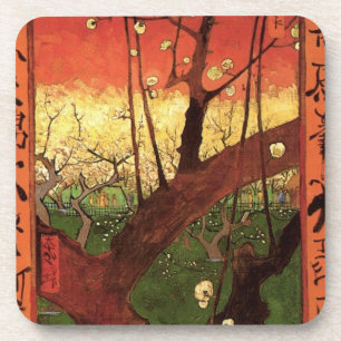 Van Gogh Japanese Flowering Plum Tree, Fine Art Coaster