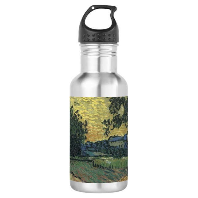 Van Gogh Landscape at Twilight 710 Ml Water Bottle (Front)