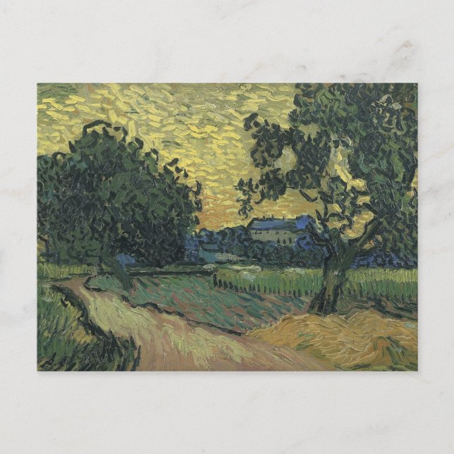 Van Gogh Landscape at Twilight Postcard (Front)