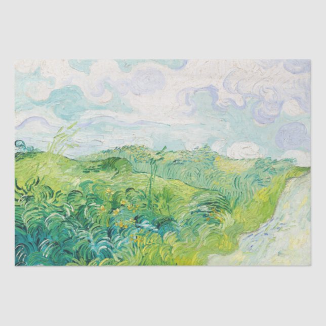Van Gogh Landscape Decoupage Wrap Tissue Paper (Front)