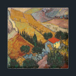 Van Gogh Landscape with House and Ploughman Magnet<br><div class="desc">Incorporated in the design on this product is a beautiful print of "Landscape with House and Ploughman" an 1889 oil on canvas painting created by Vincent van Gogh. Vincent van Gogh (1853 – 1890) was a Dutch Post-Impressionist painter who in just over a decade created approximately 2, 100 paintings including...</div>