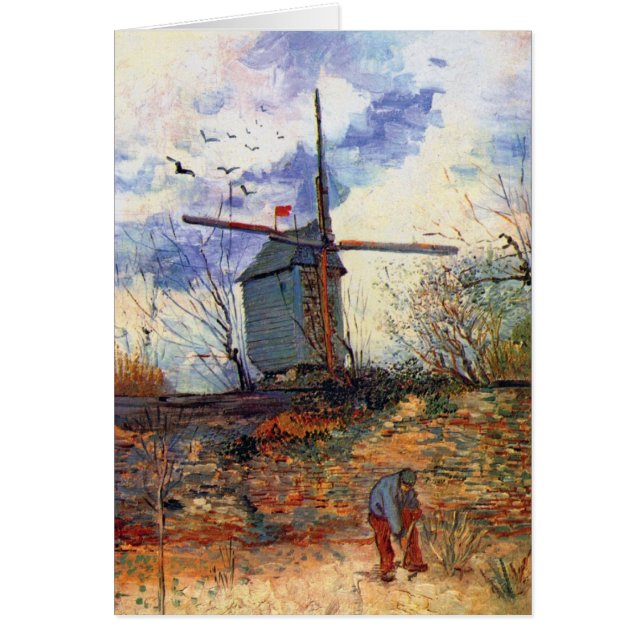 Van Gogh - Le Moulin De La Galette Windmill (Front)