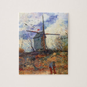 Van Gogh - Le Moulin De La Galette Windmill Jigsaw Puzzle