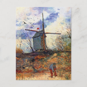Van Gogh - Le Moulin De La Galette Windmill Postcard