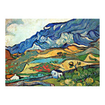 Van Gogh - Les Alpilles Mountain Landscape