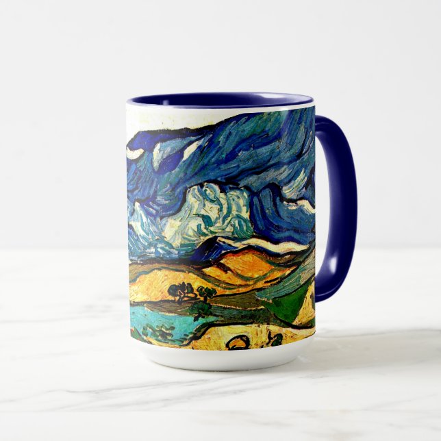 Van Gogh - Les Alpilles Mug (Front Right)