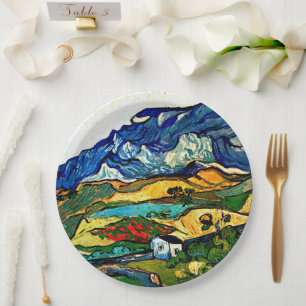 Van Gogh - Les Alpilles Paper Plate