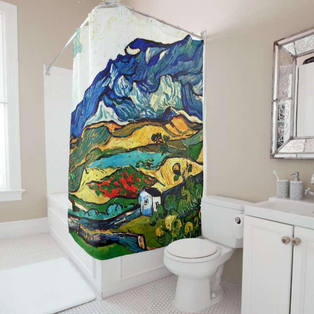 Van Gogh - Les Alpilles Shower Curtain (In Situ)