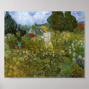 Van Gogh - Mademoiselle Gachet in her garden Poster