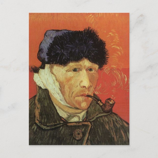 Van Gogh - Man With Pipe Postcard (Front)