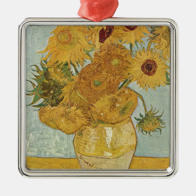 Van Gogh Metal Ornament (Front)