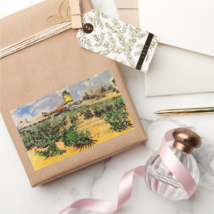 Van Gogh Mill of Alphonse Daudet at Fontevielle Rectangular Sticker