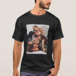 van gogh  monalisa frida... T-Shirt<br><div class="desc">van gogh monalisa frida.. The great ones</div>