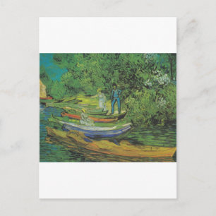 Van Gogh Nature Boat Lake Destiny Postcard