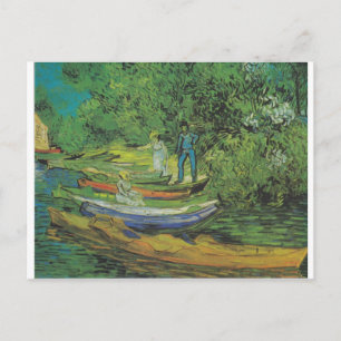 Van Gogh Nature Boat Lake Destiny Postcard