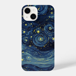 Van Gogh Night Sky Inspired Artwork iPhone 14 Case