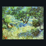 Van Gogh - Olive Grove - Bright Blue Sky Poster<br><div class="desc">This landscape masterpiece, titled Olive Grove - Bright Blue Sky is made by the famous artist, Vincent van Gogh using oil on canvas. It falls under the Post-Impressionism style and was complete by van gogh in 1889. Vincent van Gogh was a Dutch post-Impressionist painter whose work, noteable for its rough...</div>