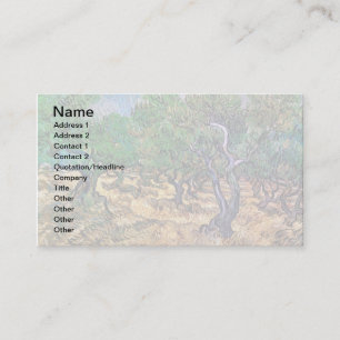 Van Gogh - Olive Grove Business Card