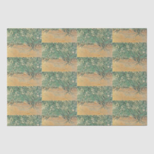 Van Gogh Olive Grove - Sage Green Nature Art Tissue Paper