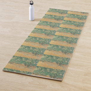 Van Gogh Olive Grove - Sage Green Nature Art Yoga Mat