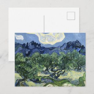Van Gogh Olive Trees - Blue Mountain Art Postcard