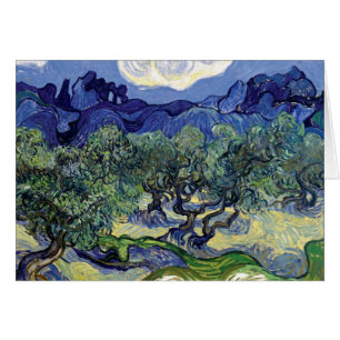 Van Gogh - Olive Trees In A Mountainous Landscape