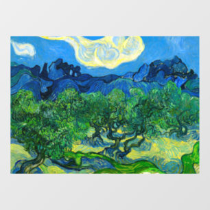 Van Gogh Olive Trees in a Mountainous Landscape