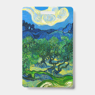Van Gogh Olive Trees in a Mountainous Landscape ID Badge