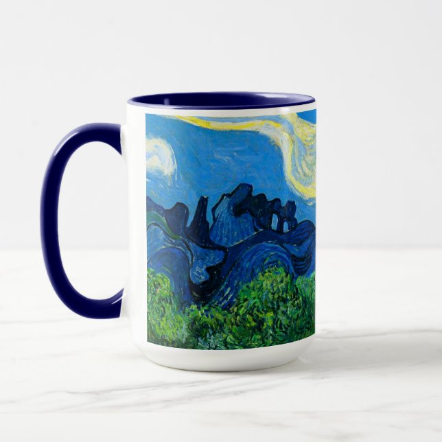 Van Gogh Olive Trees in a Mountainous Landscape Mug (Left)