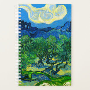 Van Gogh Olive Trees in a Mountainous Landscape Planner