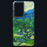 Van Gogh Olive Trees in a Mountainous Landscape Samsung Galaxy Case<br><div class="desc">Samsung Galaxy Case featuring Vincent van Gogh’s oil painting Olive Trees in a Mountainous Landscape (1889). Green olive trees decorate a mountainside underneath a starry night sky. A marvellous gift for lovers of Post-Impressionism and Dutch art collectors!</div>