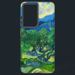 Van Gogh Olive Trees in a Mountainous Landscape Samsung Galaxy Case<br><div class="desc">Samsung Galaxy Case featuring Vincent van Gogh’s oil painting Olive Trees in a Mountainous Landscape (1889). Green olive trees decorate a mountainside underneath a starry night sky. A marvellous gift for lovers of Post-Impressionism and Dutch art collectors!</div>