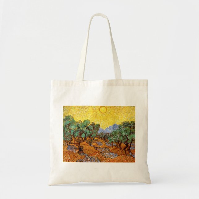 Van Gogh Olive Trees Tote Bag (Front)