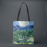 Van Gogh - Olive Trees with Alpilles Background Tote Bag<br><div class="desc">Olive Trees with the Alpilles in the Background,  famous painting by Vincent van Gogh</div>