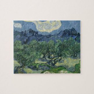 Van Gogh Olive Trees with the Alpilles Jigsaw Puzzle