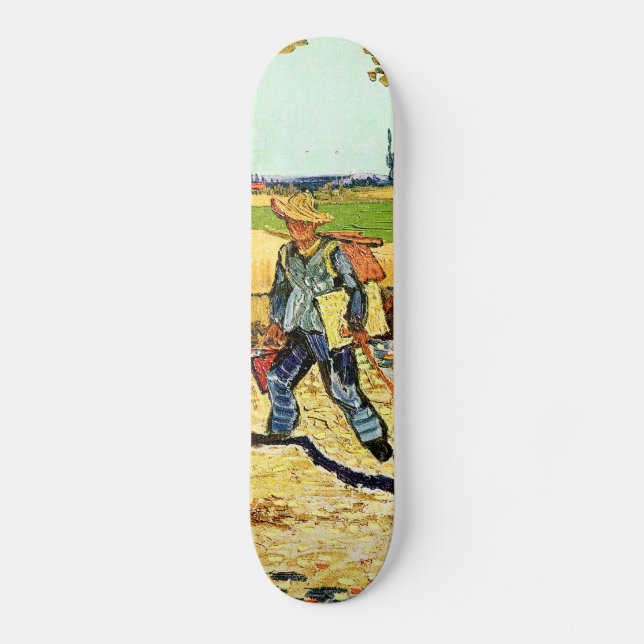 Van Gogh: Painter on His Way to Work Skateboard (Front)
