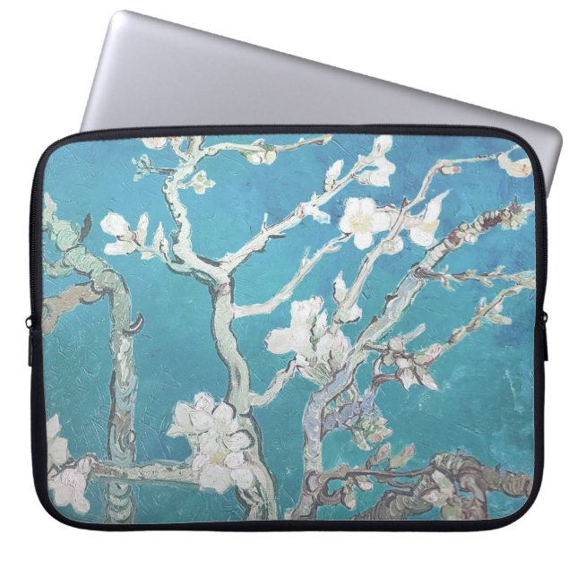 Van Gogh Painting Almond Blossom Laptop Sleeve (Front)