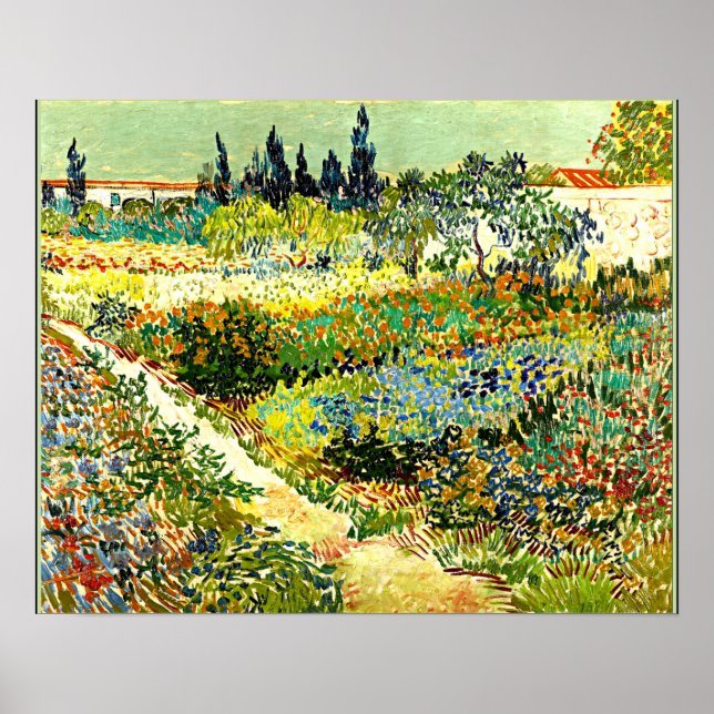 Van Gogh painting, Arden at Arles, famous artwork Poster (Front)