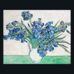 Van Gogh Painting of Irises from (1890) Photo Print<br><div class="desc">Beautiful Vincent Van Gogh painting of Irises in (1890). This work is a famous painting from Vincent Van Gogh. This artwork would look beautiful on any wall.</div>