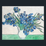 Van Gogh Painting of Irises from (1890) Photo Print<br><div class="desc">Beautiful Vincent Van Gogh painting of Irises in (1890). This work is a famous painting from Vincent Van Gogh. This artwork would look beautiful on any wall.</div>