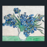 Van Gogh Painting of Irises in (1890) Poster<br><div class="desc">Beautiful Vincent Van Gogh painting of Irises in (1890). This work is a famous painting from Vincent Van Gogh. This artwork would look beautiful on any wall.</div>