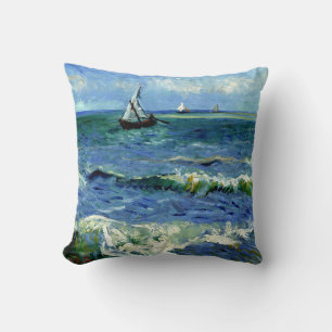 Van Gogh painting, Seascape, Cushion