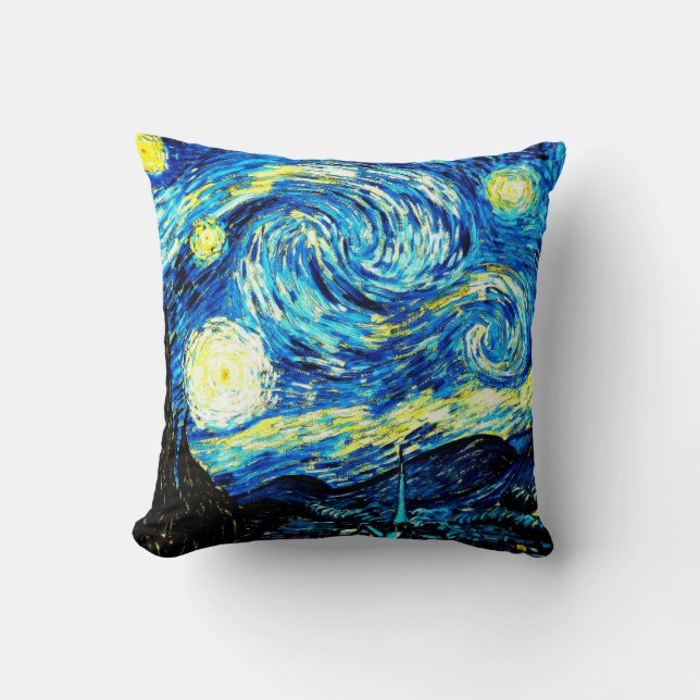 Van Gogh painting, Starry Night Cushion (Front)