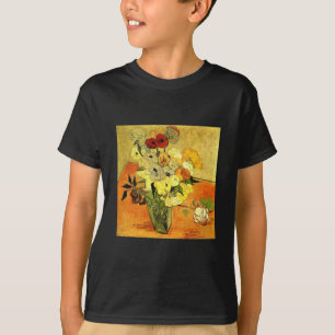 Van Gogh Painting Whimsical Blossoms Flowers Vines T-Shirt