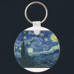 Van Gogh Paintings: Starry Night Van Gogh Key Ring<br><div class="desc">Enjoy the beauty of Vincent Van Gogh paintings any time. One of the most famous paintings,   Starry Night Van Gogh is a classic masterpiece. Now you can enjoy Vincent Van Gogh Starry Night any time.</div>