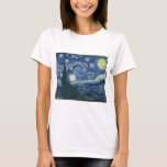 Van Gogh Paintings: Starry Night Van Gogh T-Shirt<br><div class="desc">Enjoy the beauty of Vincent Van Gogh paintings any time. One of the most famous paintings,   Starry Night Van Gogh is a classic masterpiece. Now you can enjoy Vincent Van Gogh Starry Night any time.</div>